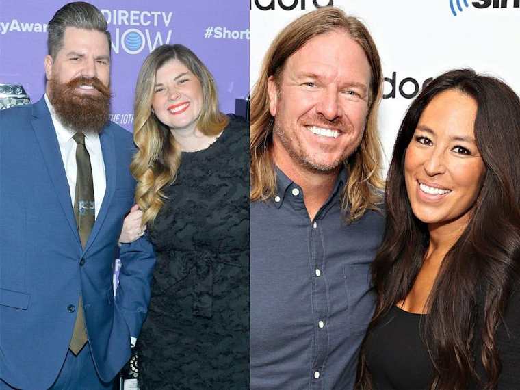 Chip and Joanna Gaines with Candis and Andrew