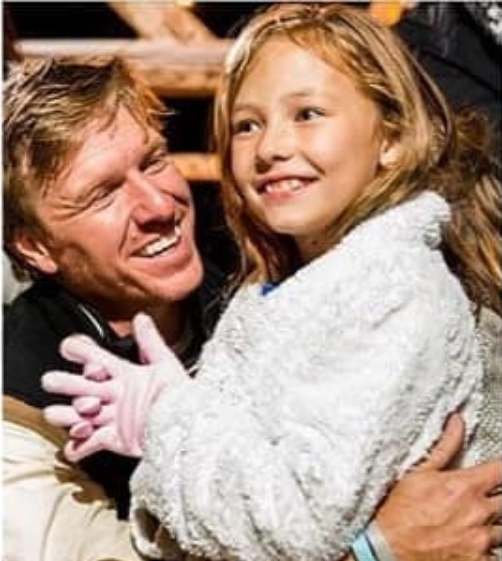 Chip Gaines smiling with his daughter, Ella Rose Gaines