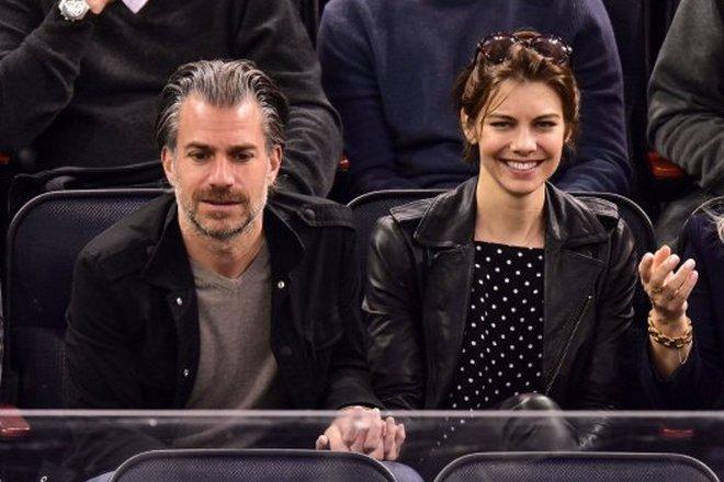 Christian Carino with his ex-girlfriend, Lauren Cohan