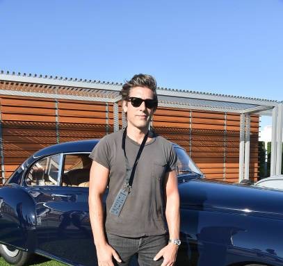 David Muir with his car