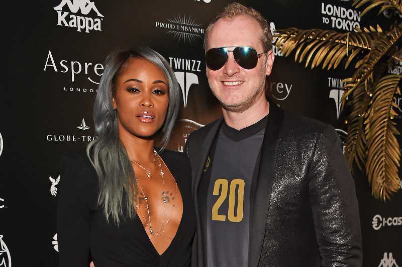 Maximillion Cooper with his current wife, Eve Jihan Cooper