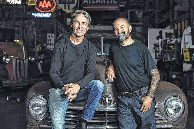 Frank Fritz with his friend MIke Wolfe of American Pickers