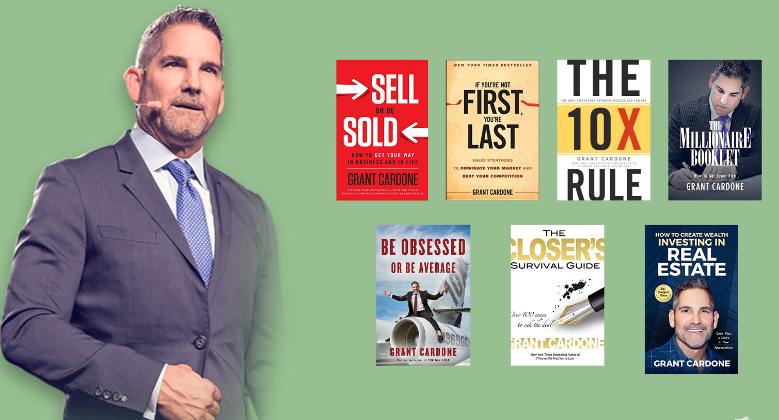 Grant Cardone has ten published books under his name