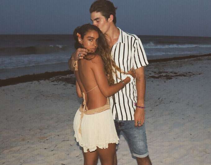 Sommer Ray with his ex-boyfriend, Bryan Le