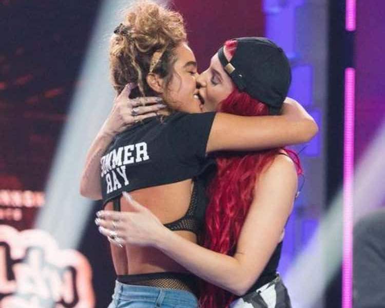 Sommer Ray with her rumored girlfriend, Justina Valentine