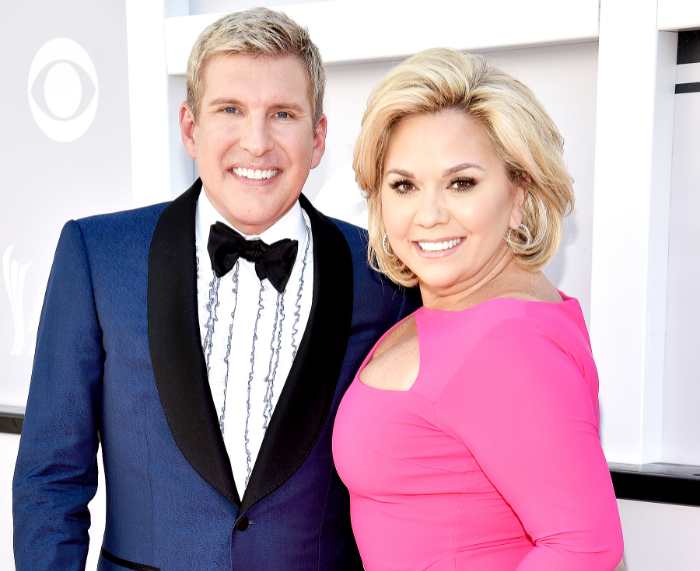 Todd Chrisley with his current wife, Julie Chrisley