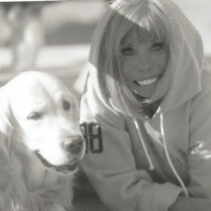 Merrit Malloy with her dog